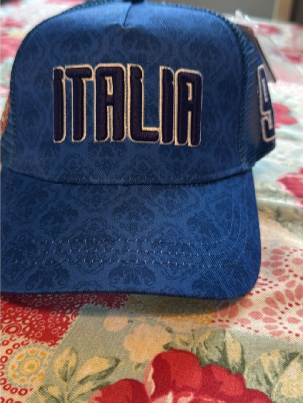 Headgear Classics Italia Youth Soccer Mesh Cap - Blue